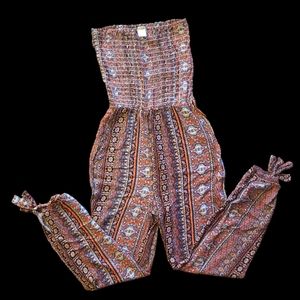 LA Gypsy Strapless Jumpsuit XS